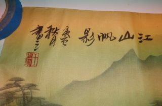 2 FINE ART CHINESE WATERCOLOR HAND PAINTING LANDSCAPE SCROLL 20 