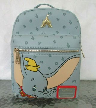 Disney Loungefly Dumbo Mini Backpack Letters NWT 2