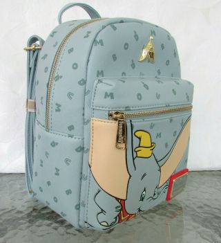 Disney Loungefly Dumbo Mini Backpack Letters NWT 3