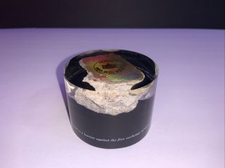 Vintage Piece Of Painted Berlin Wall In Acrylic Time Warner Paperweight Rare