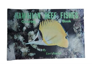 Hawaiian Reef Fishes Coloring Book By Lori Randall Fish Lover Collectible