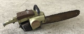 Vintage Pioneer 11 Chainsaw Chain Saw With Bar / Chain • Model 970