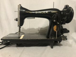 Vintage 1949 Singer Model 15 Sewing Machine Head
