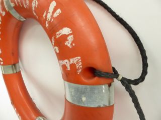 VINTAGE SS INDEPENDENCE HONOLULU SHIP THROW LIFE PRESERVER RING BOUY 30 