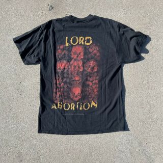 Vintage Cradle Of Filth Lord Abortion Shirt Sleeve Size large 3
