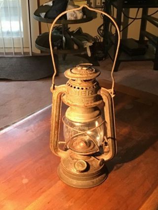 Vintage German Nier Feuerhand Kerosene/oil/lantern No.  275 Jena Globe