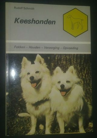 Keeshonden By Rudolf Schmidt Book In Dutch