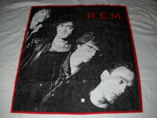 R.  E.  M.  Rem 1989 World Tour Michael Stipe Photo Green Vtg Concert T - Shirt - Xxxl -