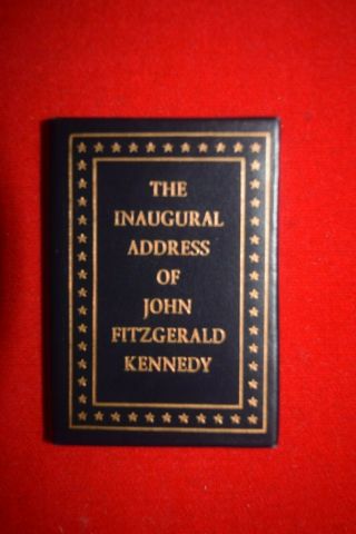 The Inaugural Address Of John Fitzgerald Kennedy Jfk Book - Mint/new
