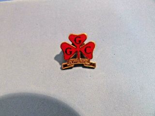Vintage Red Girl Guides " Be Prepared " Pin