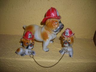 Firemen,  3 Bulldogs 7 Helmets,  Vintage
