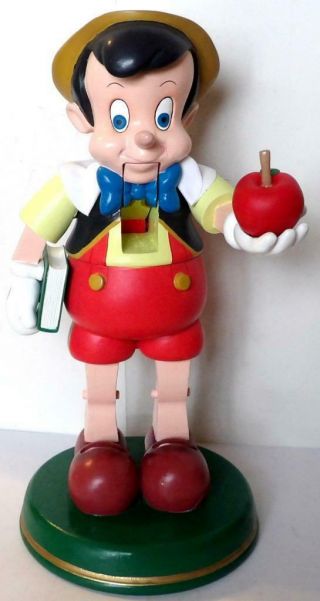 Vintage Disney Pinocchio Nutcracker Kurt S Adler Wooden Hand Painted Figurine