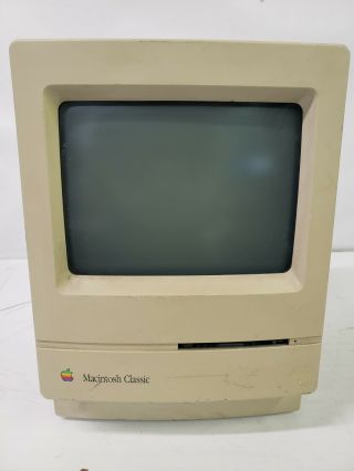Vintage Apple Macintosh Classic M0420 Computer.  And