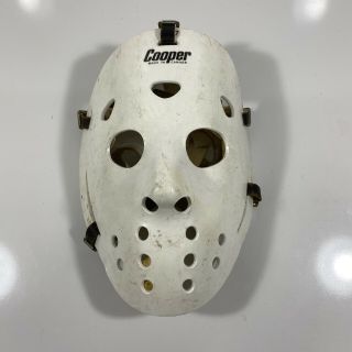 Cooper Hm7 Hard Plastic Goalie Mask Vintage Friday 13th Jason Voorhees Canada