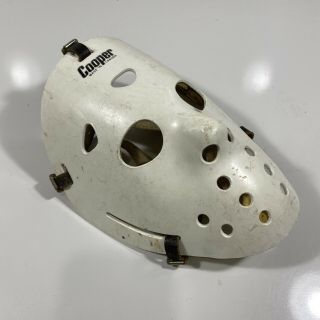 COOPER HM7 Hard Plastic Goalie Mask Vintage Friday 13th Jason Voorhees Canada 3