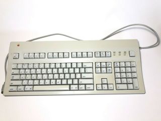 Vintage Apple Extended Adb Desktop Bus Keyboard Ii Adb Alps & Cable M3501