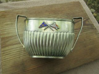 Antique York Yacht Club Trophy? Club Silver Plate? Early Antique Boat Ship