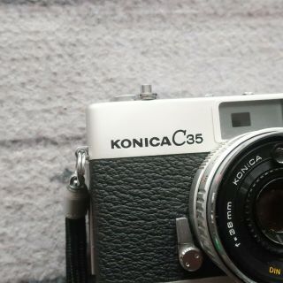 Konica C35 AF 35mm Point & Shoot Film Camera f/38mm Vintage Rangefinder 2