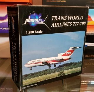 Phoenix 1/200 Trans World Airlines Twa 727 - 100 N839tw Ph2twa002