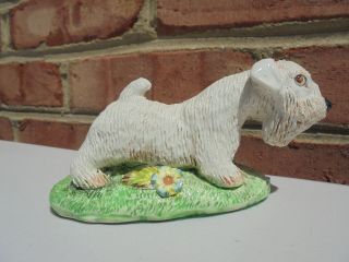 Basil Matthews Made In England Sealyham Terrier Dog Figurine Sculpture