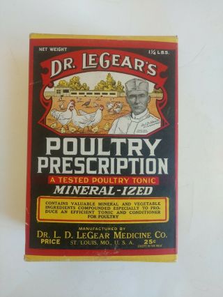 Nos Vintage 1934 Dr Legear 