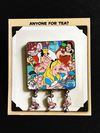 Disney Alice In Wonderland Anyone For Tea Baby Oysters Pin Artist Signed Sznerch