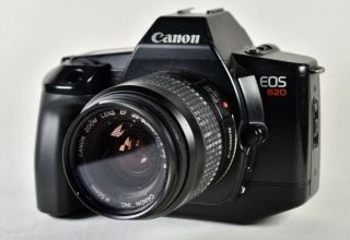 Canon Eos 620 35mm Slr Film Camera Canon Lens 35 - 80mm Photo Vintage