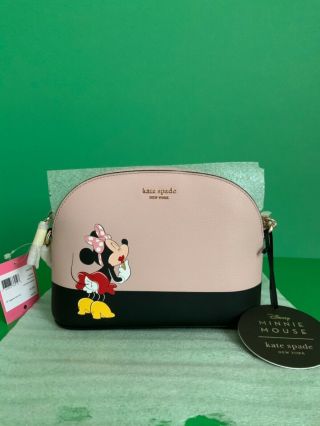 Nwt Disney Kate Spade York Minnie Mouse Small Dome Crossbody—cute