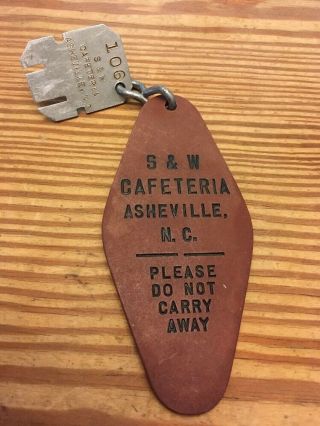 Asheville Nc S&w Cafeteria Memorabilia 1929