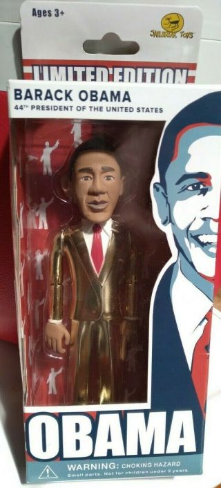 JailBreak Toys Barack Obama Limited Edition (Gold Suit Inaugural) 1289/3000 2