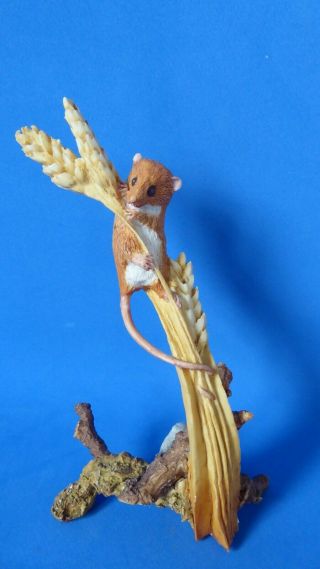 Sherratt & Simpson Mouse On Corn Figure Figurine Sculpture Ornament Hand Painted