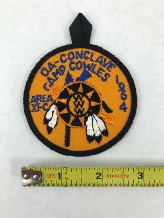 Boy Scout Oa Area 11 - C 1964 Conclave Patch