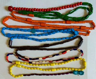 Over 330 Vintage Camp Fire Girls Beads,  Plus Pin,  Patches,  And Charm