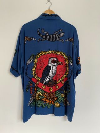 Mambo Men’s Vintage Kookaburra Loud Shirt Size Xl