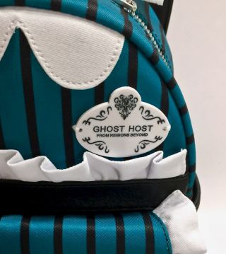 NWT Disney Parks Loungefly Haunted Mansion Host Ghost Mini Backpack 2