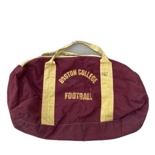 Vintage 80’s Boston College Eagles Football Player Issued Equipment Duffel Bag