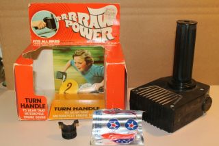 R - R - R - Raw Power Roaring Motorcycle Sound For Bikes Ideal 1976 Boxed