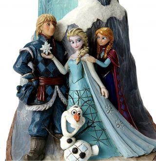 Jim Shore for Enesco Disney Traditions Frozen Carved by Heart Figurine,  9 