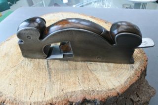 Vintage Rosewood Infill Shoulder Plane by W.  T.  Thackeray Cutter 7 x1 - 3/8 ins. 3