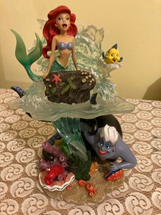 Disney The Little Mermaid.  Part Of Her World.  Masterpiece Scupture