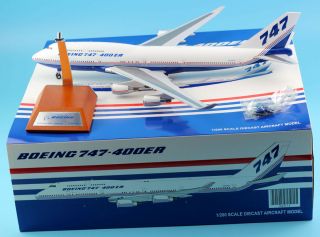 Jc Wings 1:200 Xx2174 Boeing 747 - 400 House Colour Diecast Aircraft Model N747er