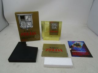 Vintage 1987 Nintendo (nes) Video Game The Legend Of Zelda Gold Edition