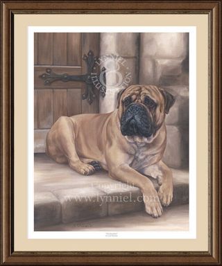 Bullmastiff Limited Edition Fine Art Dog Print 