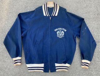 Vintage 1950’s Sigma Alpha Epsilon Fraternity Jacket True Vintage
