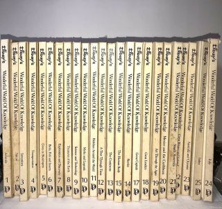 1973 Walt Disney’s Wonderful World Of Knowledge 1 - 25 Book Set