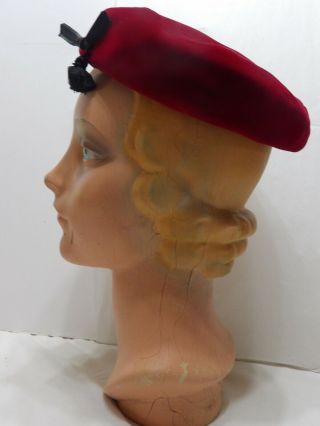 Rare Vintage Mannequin Head Woman in Hat Composition 2
