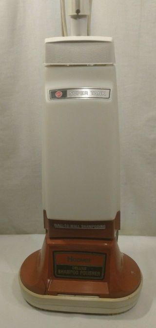 Vintage Hoover Shampoo Polisher W/ Tank 2