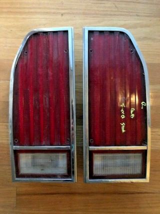 Taillights 2 Vintage Oem 1979 - 91 Ford Ltd Country Squire Station Wagon