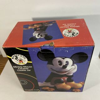 Vintage Treasure Craft Mickey Mouse Ceramic Cookie Jar 2