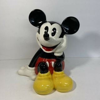 Vintage Treasure Craft Mickey Mouse Ceramic Cookie Jar 3